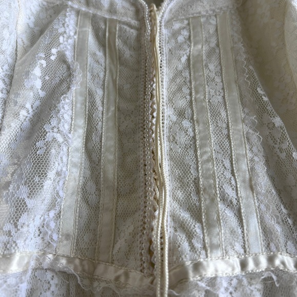 Vintage 1970s Gunne Sax Wedding Dress 70s boho maxi Romantic Renaissance Bridal - Picture 7 of 15